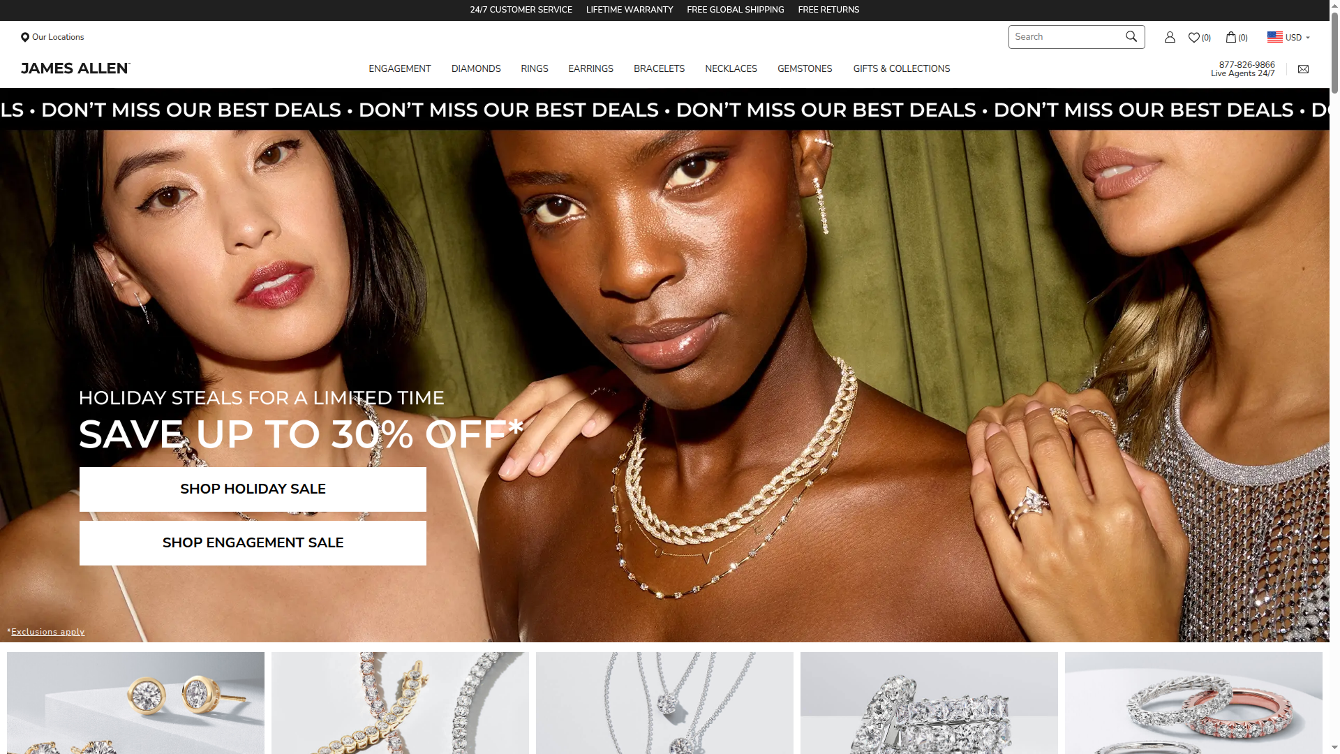 jamesallen.com website