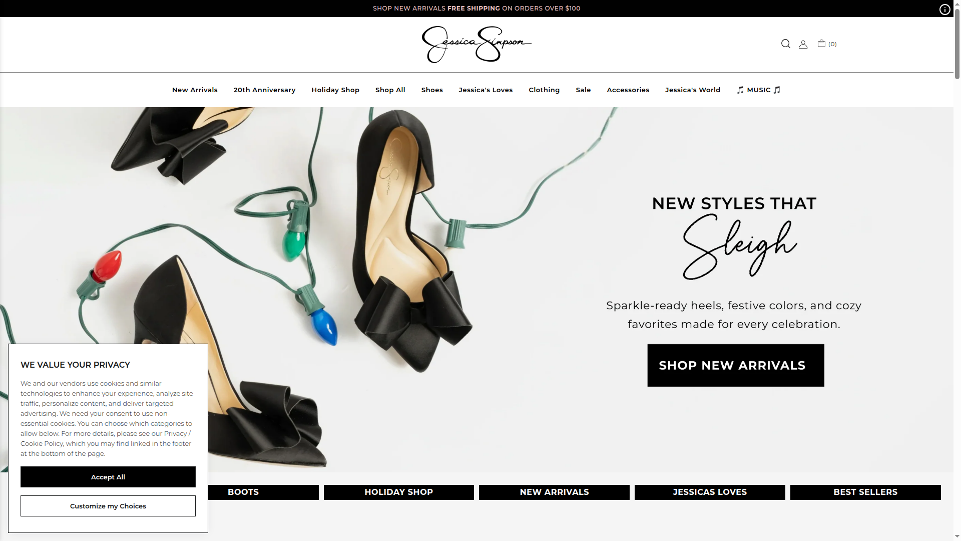Jessica Simpson website