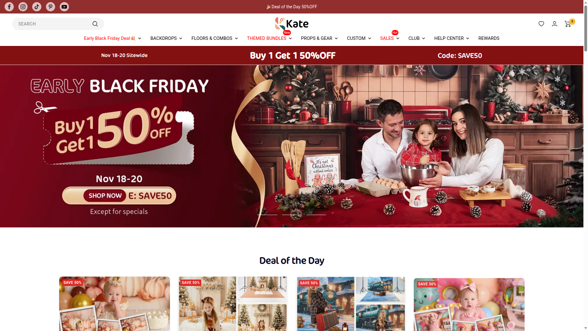 KATE BACKDROP INC website