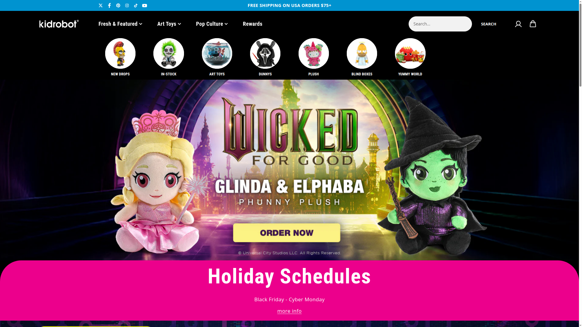 Kidrobot website