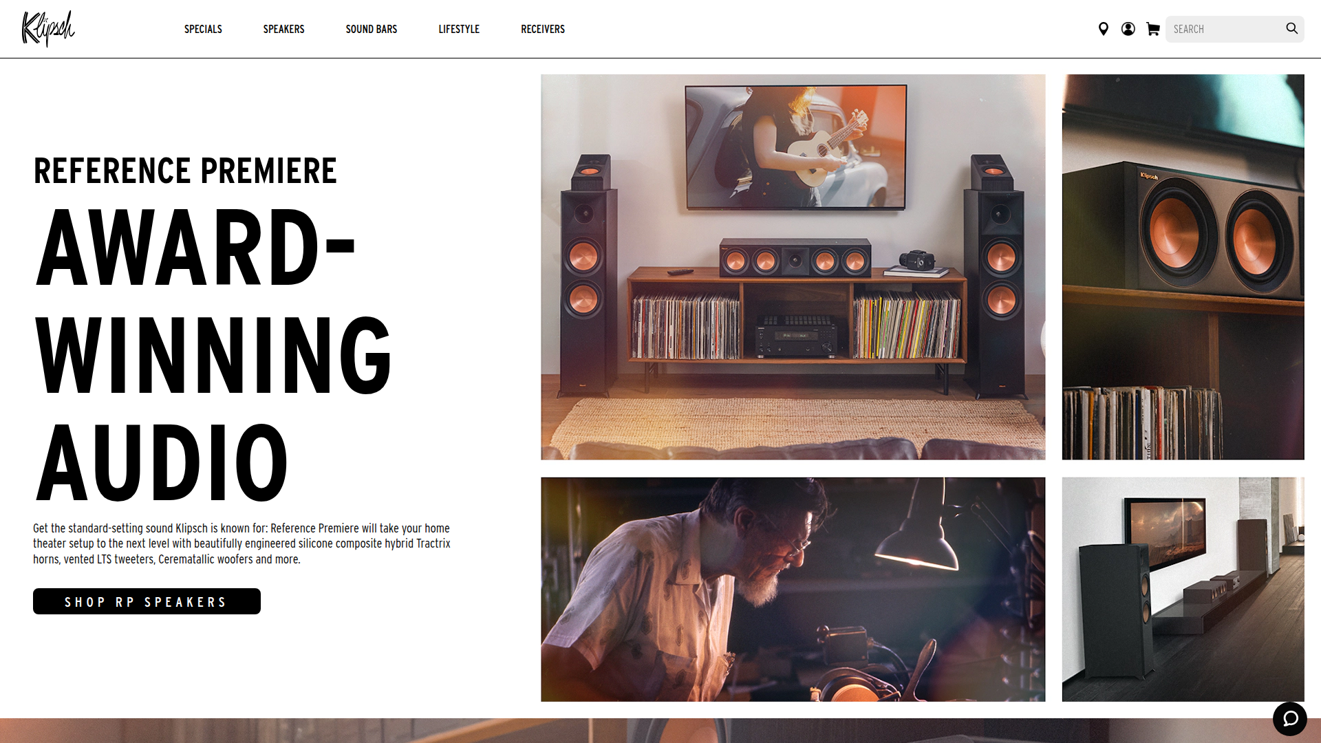 Klipsch website