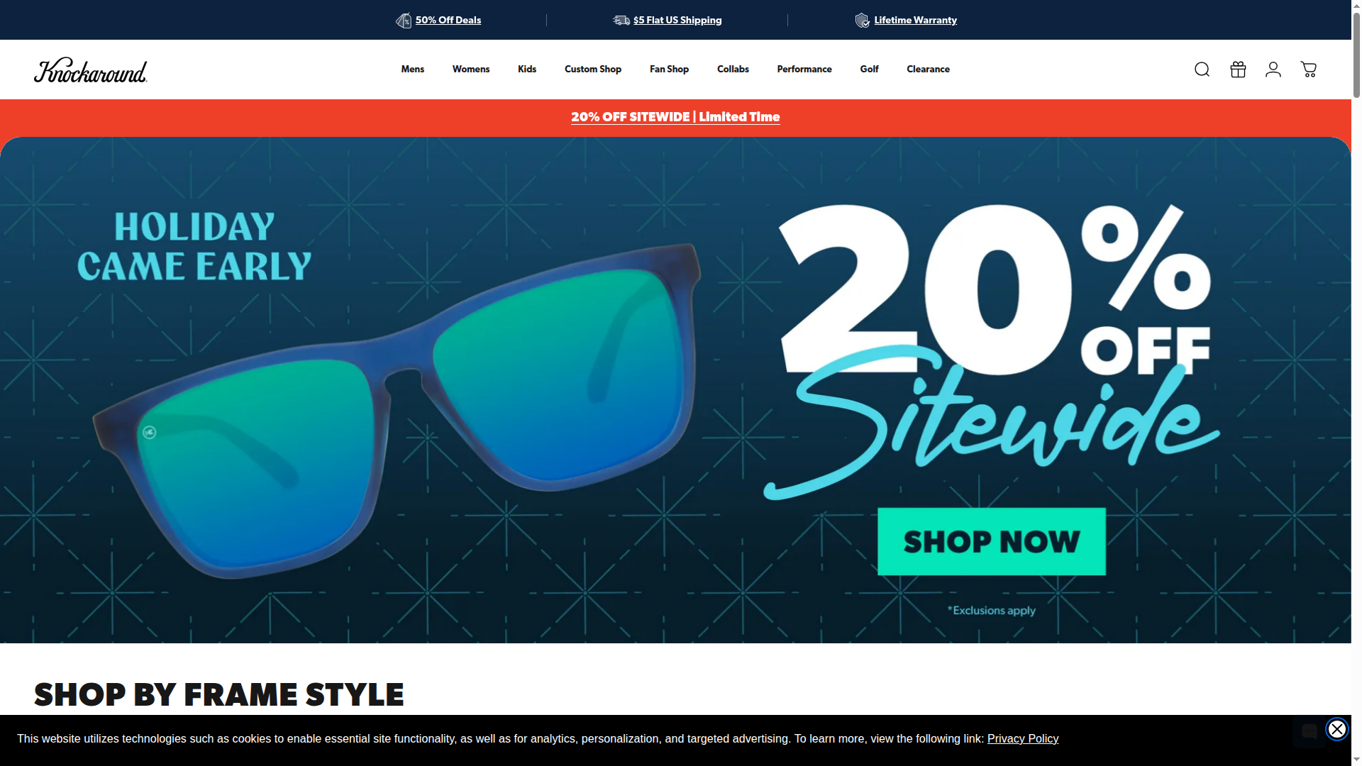 Knockaround website