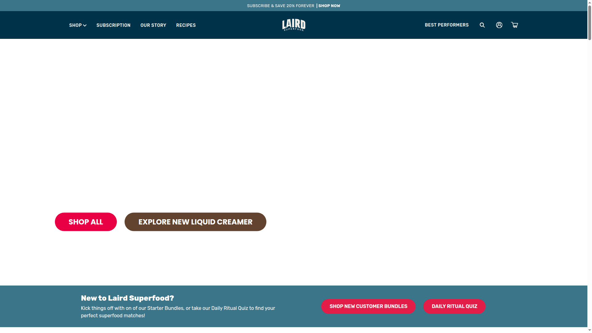 Laird Superfood website