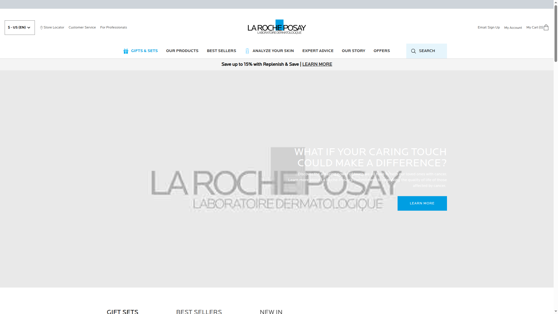La Roche Posay website