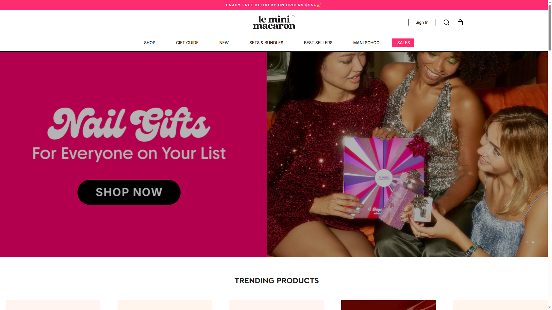 Camelia Beauty LLC website