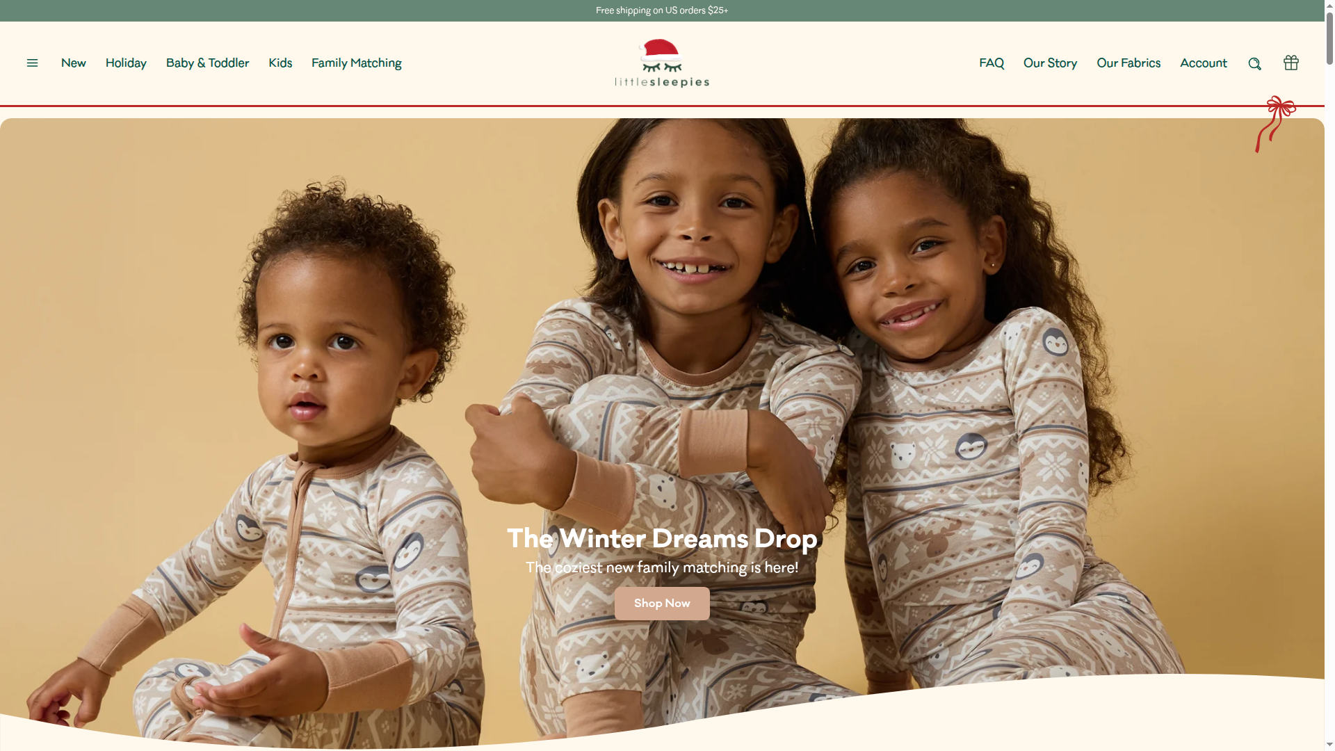 Little Sleepies website