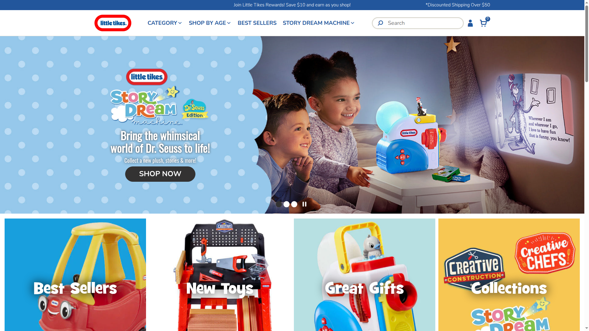 Little Tikes website