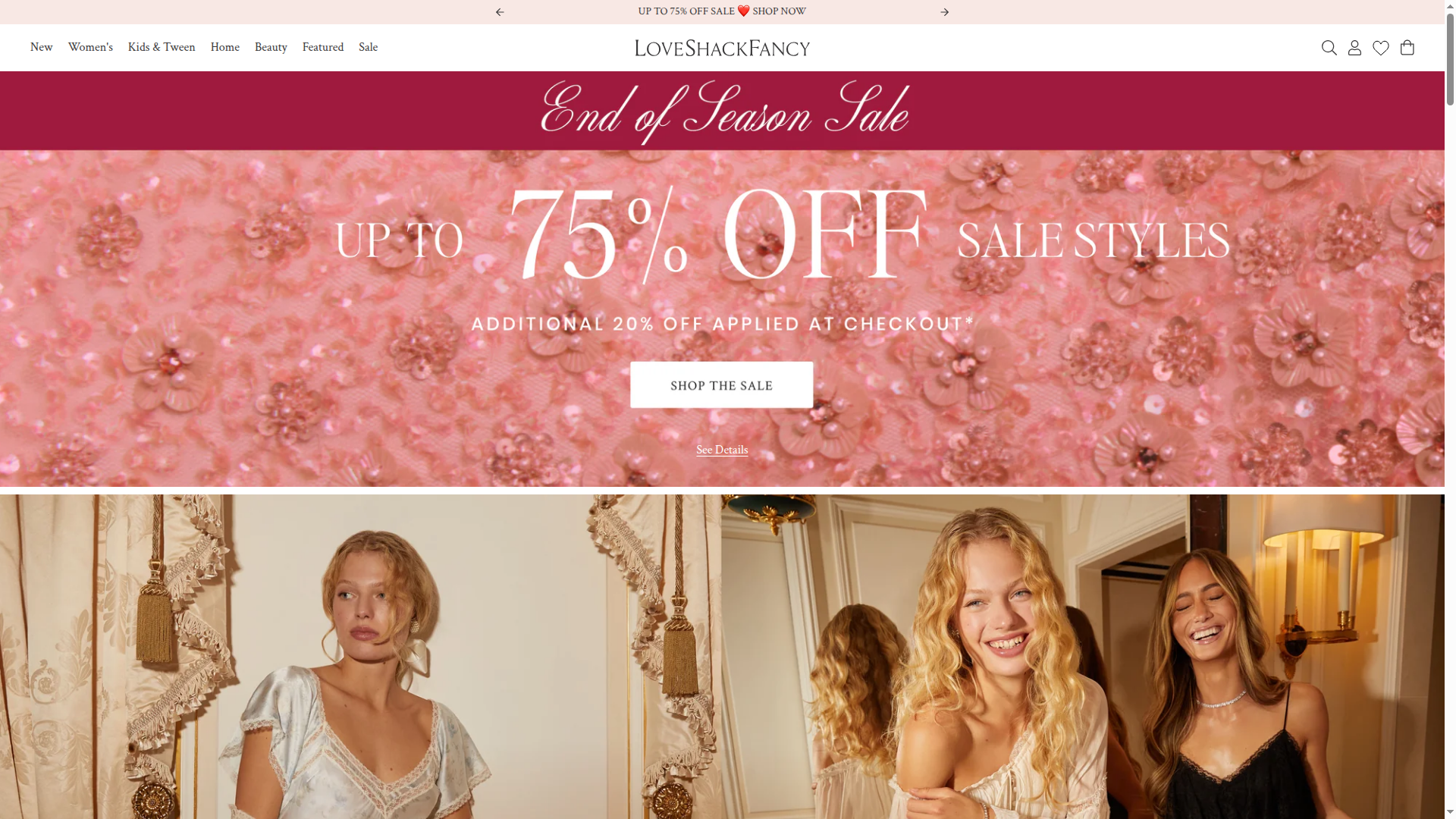 LOVESHACKFANCY website