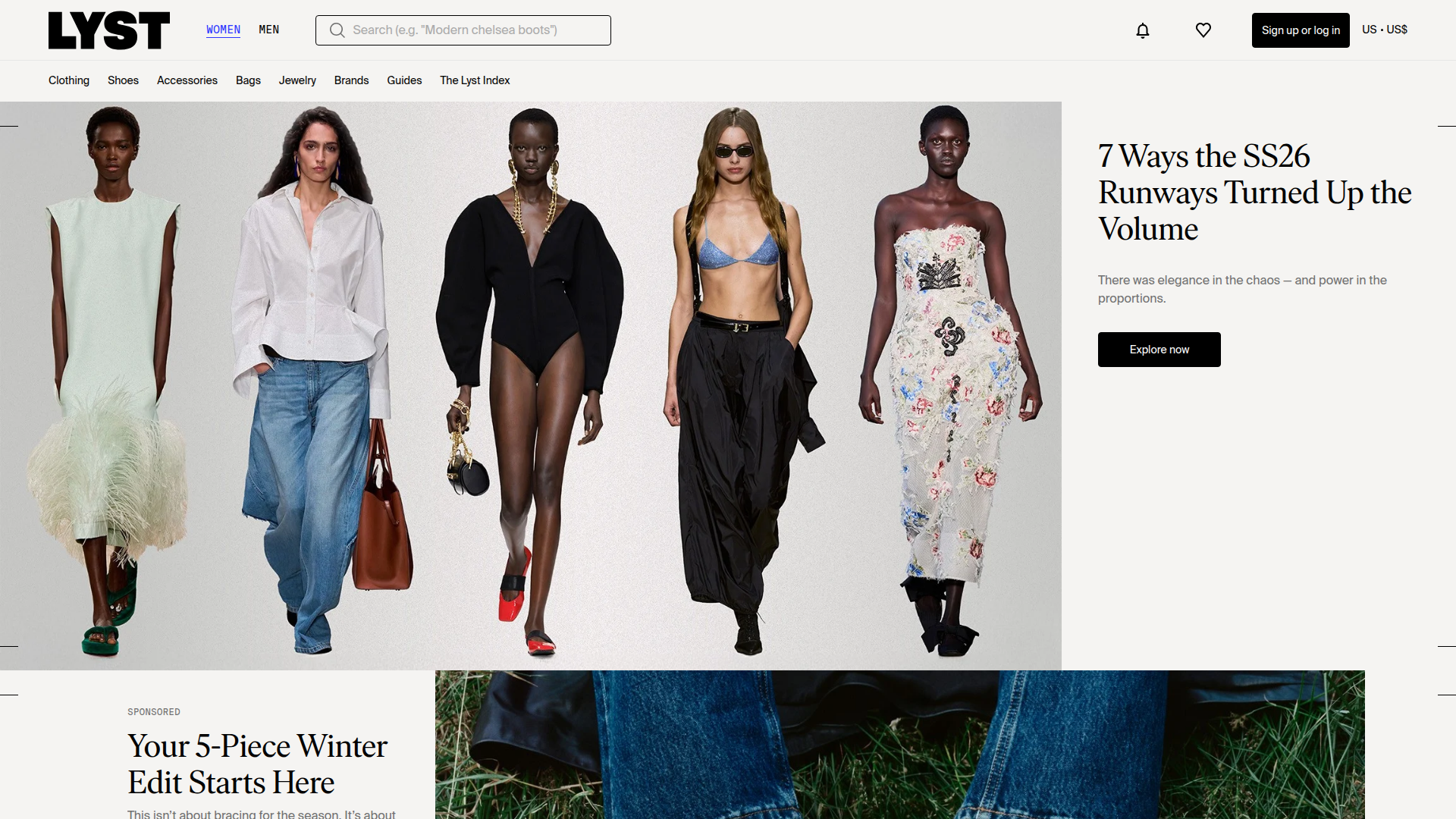 lyst.com website