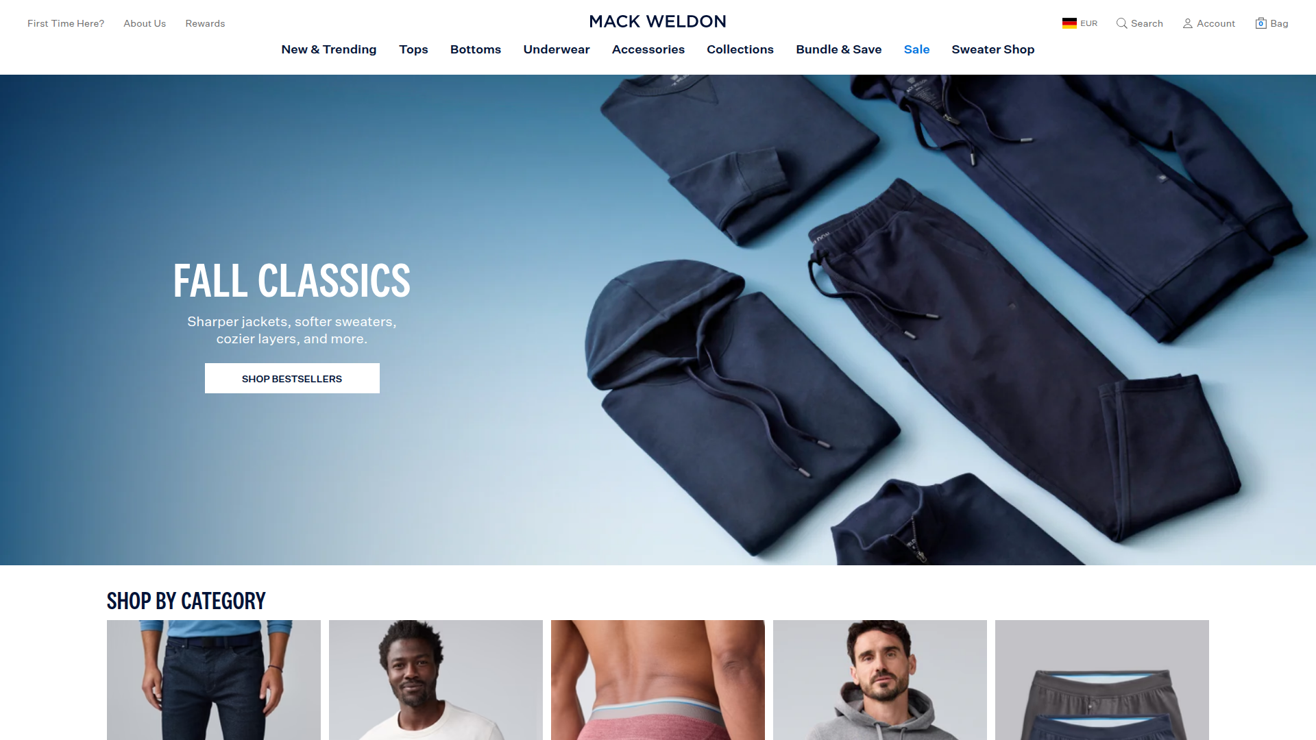Mack Weldon website