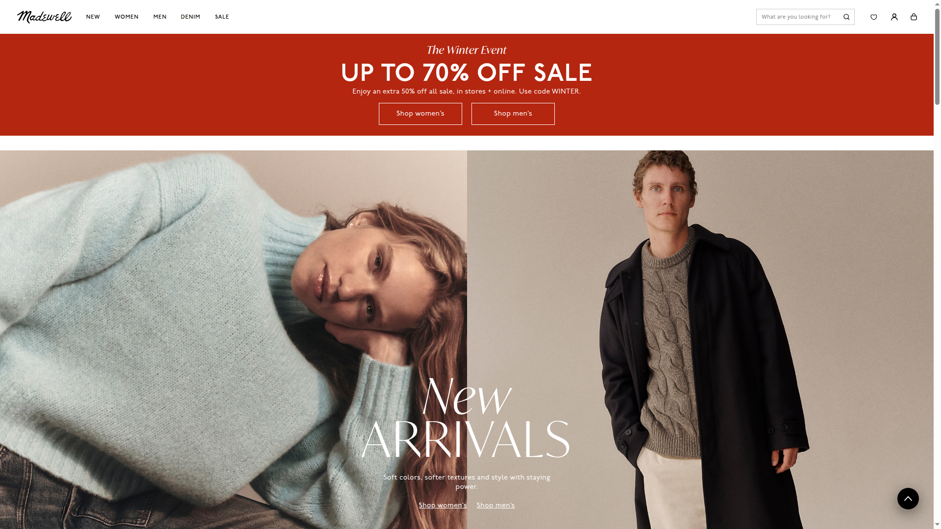 Madewell website