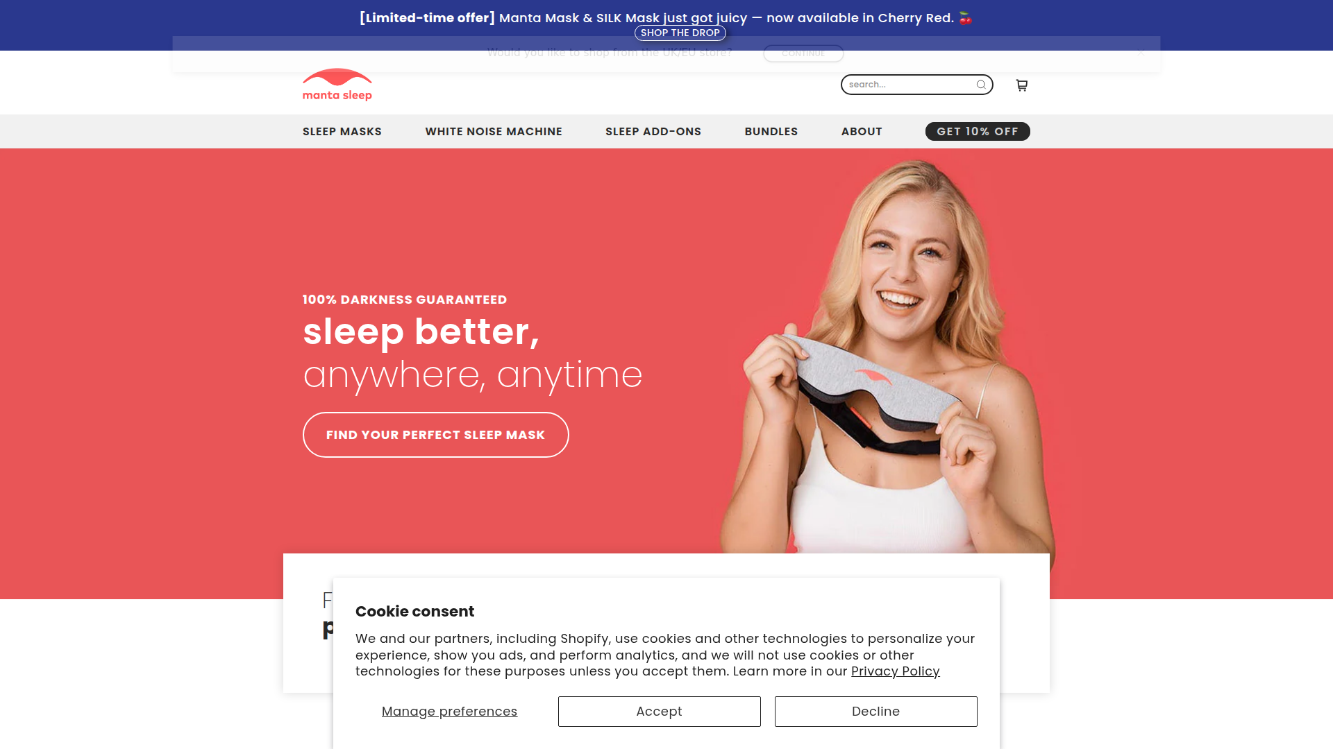 mantasleep - 260 website