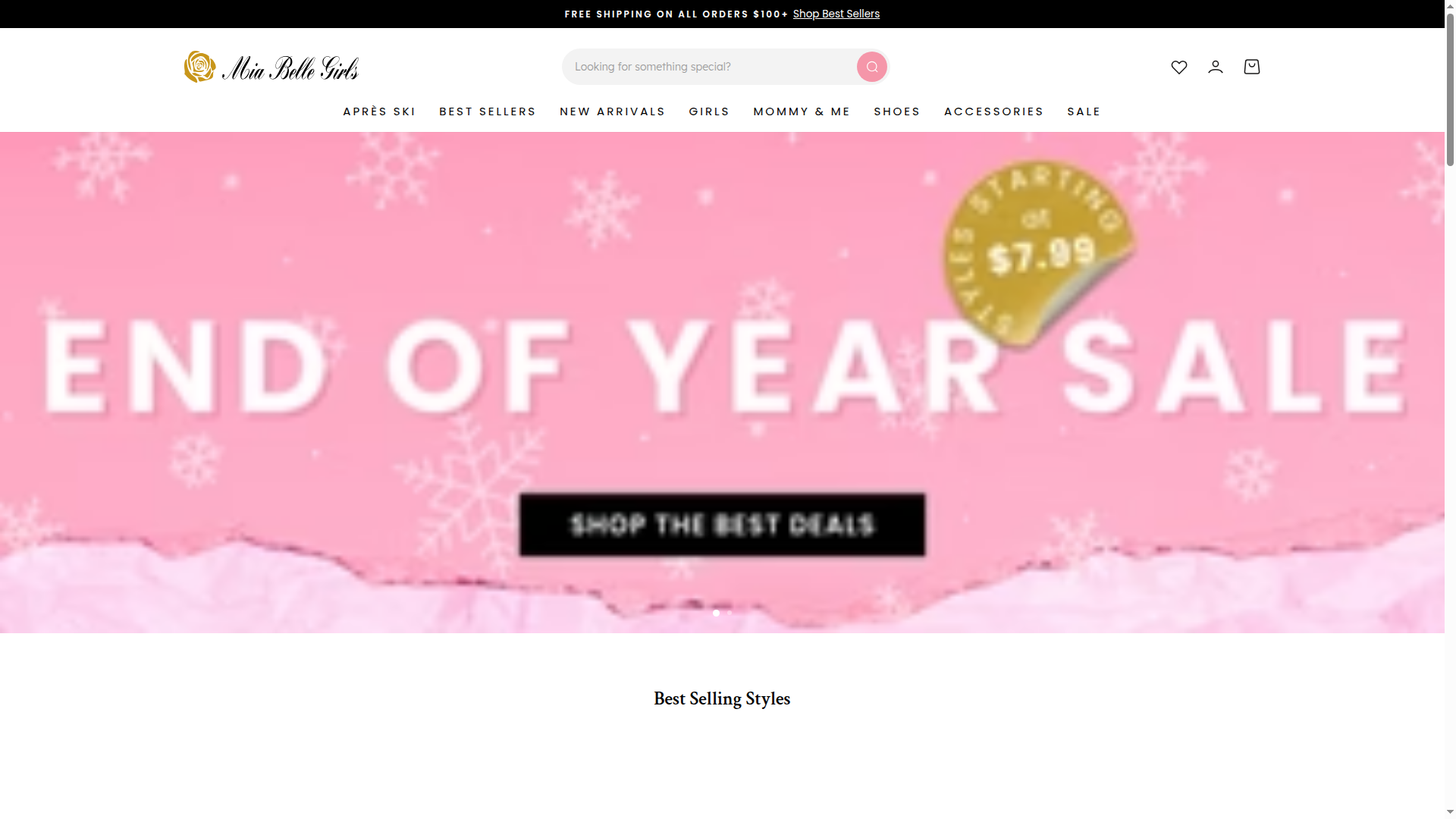 Mia Belle Baby website