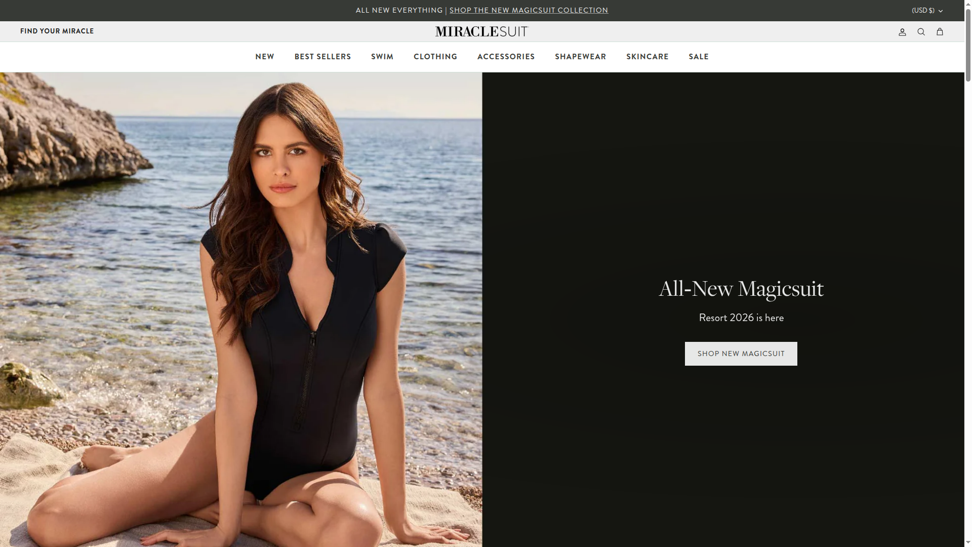 Miraclesuit website