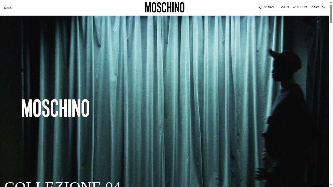 Moschino website