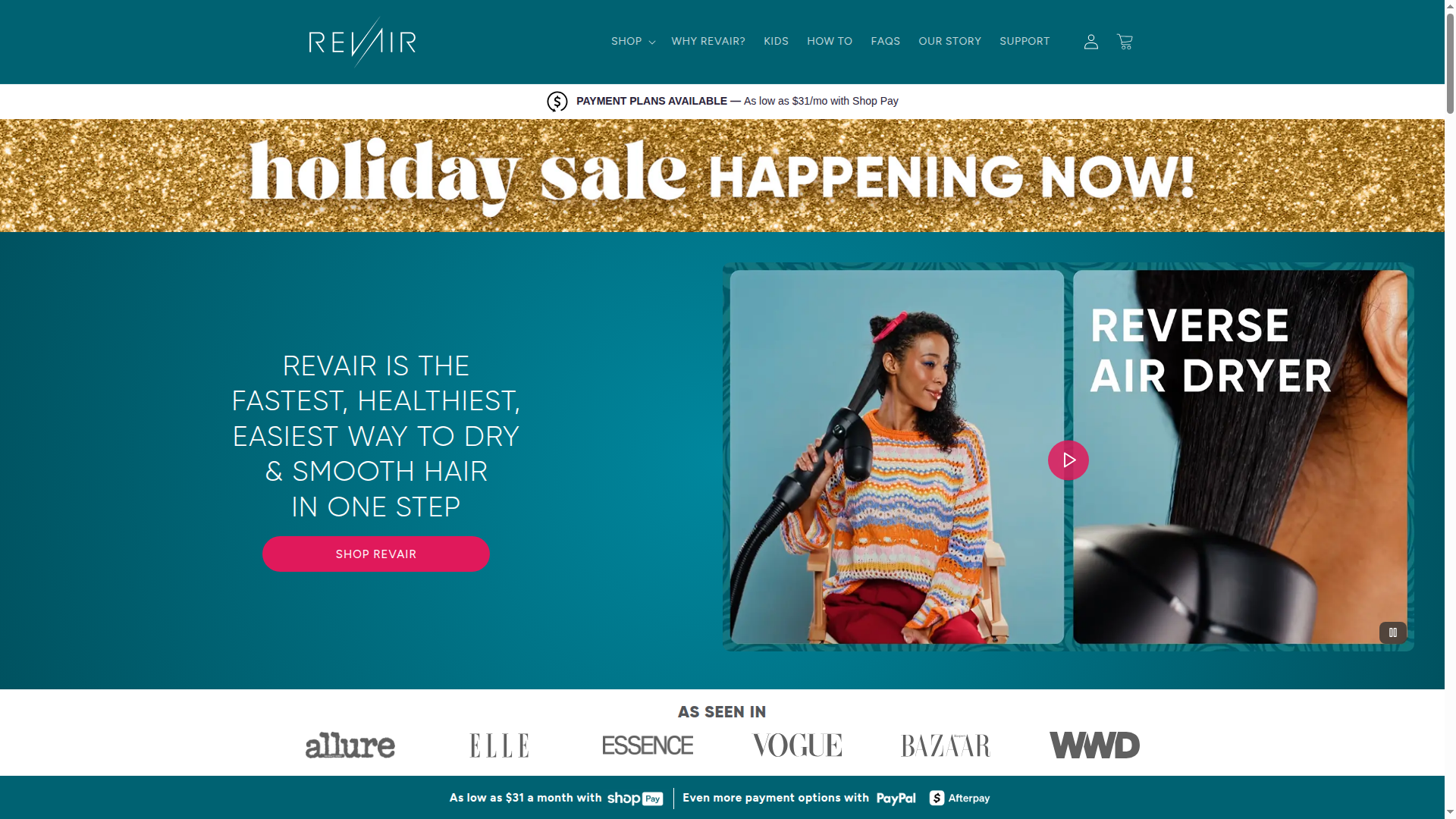 RevAir REVeler website