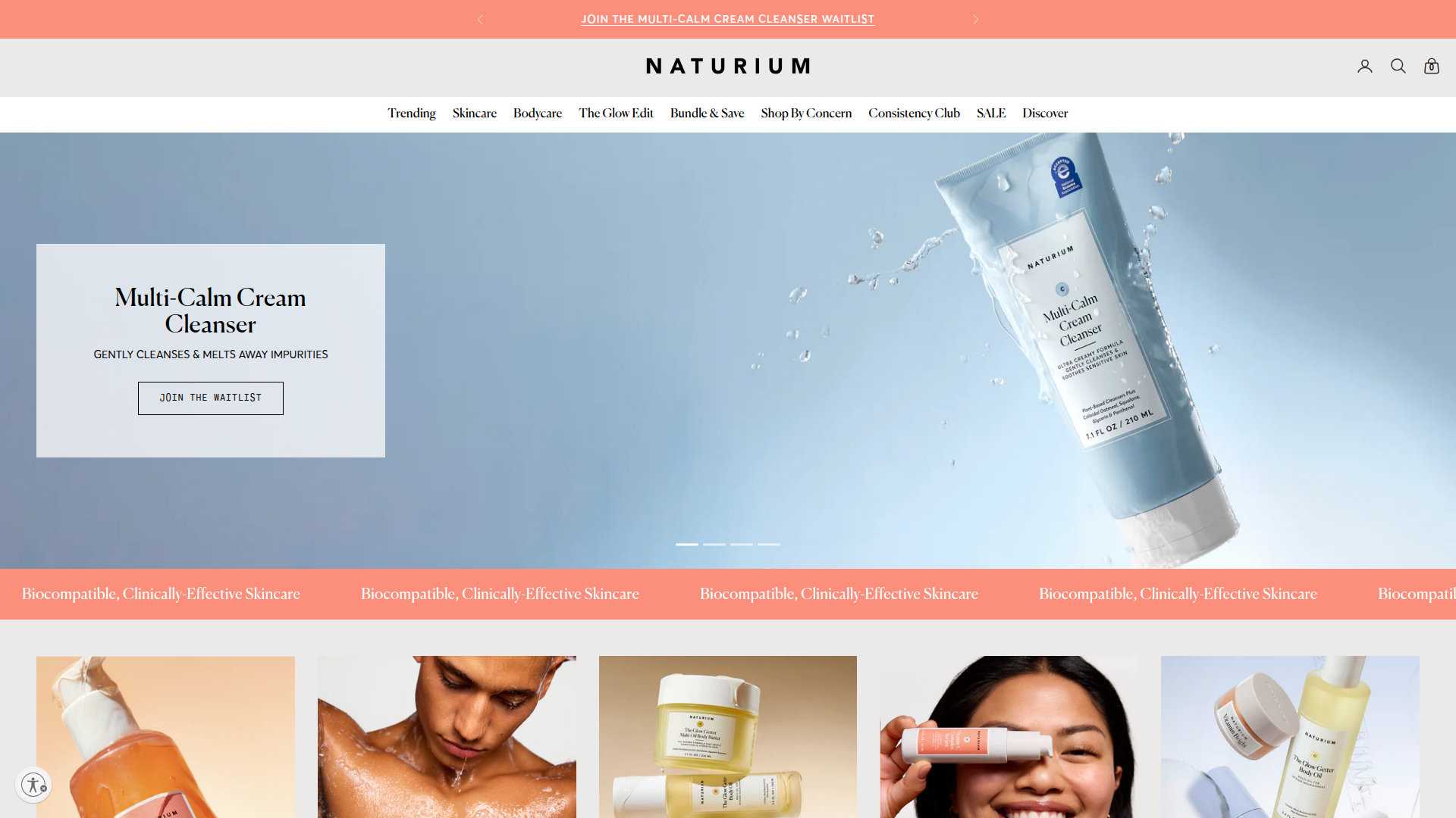 Naturium website