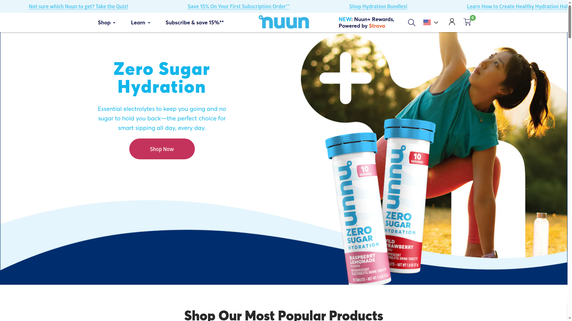 Nuun website