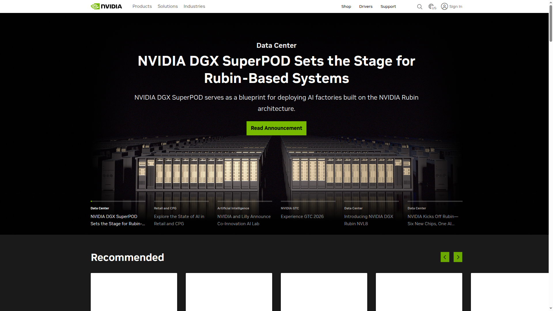Nvidia website