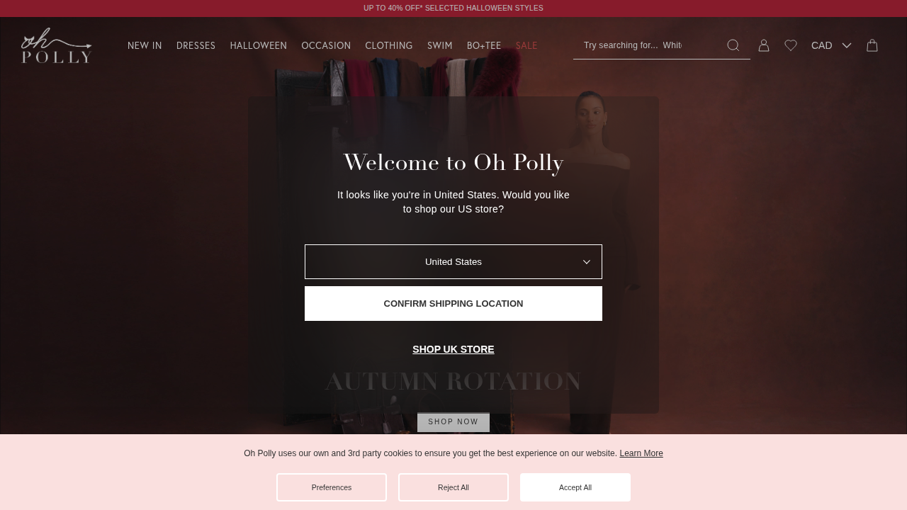 Oh Polly website