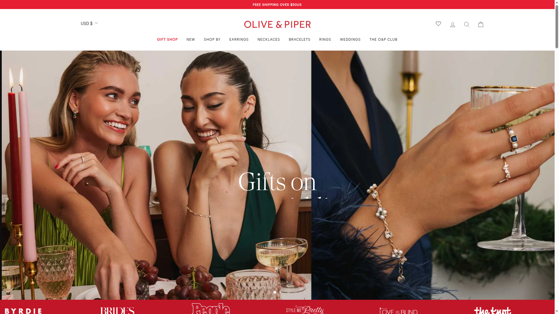 olive + piper website