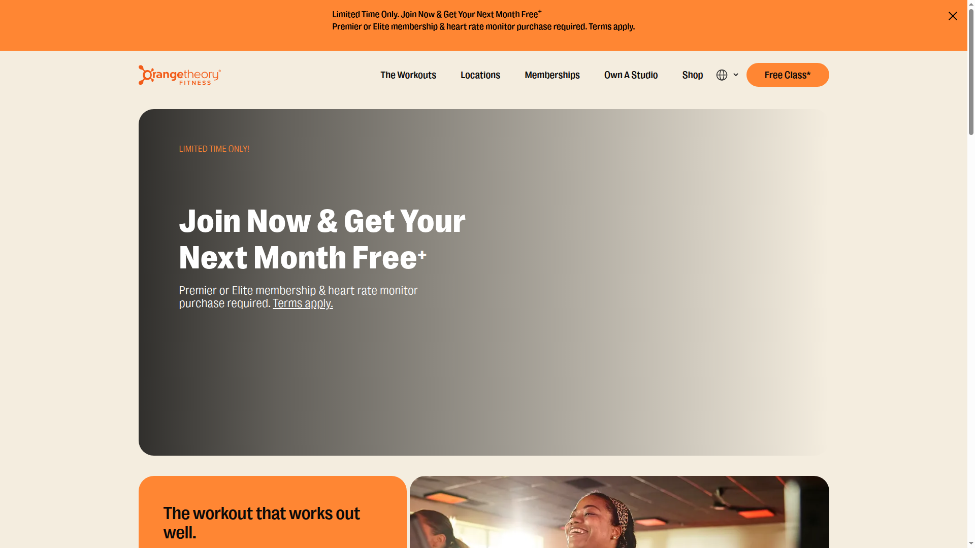 Orangetheory Fitness website