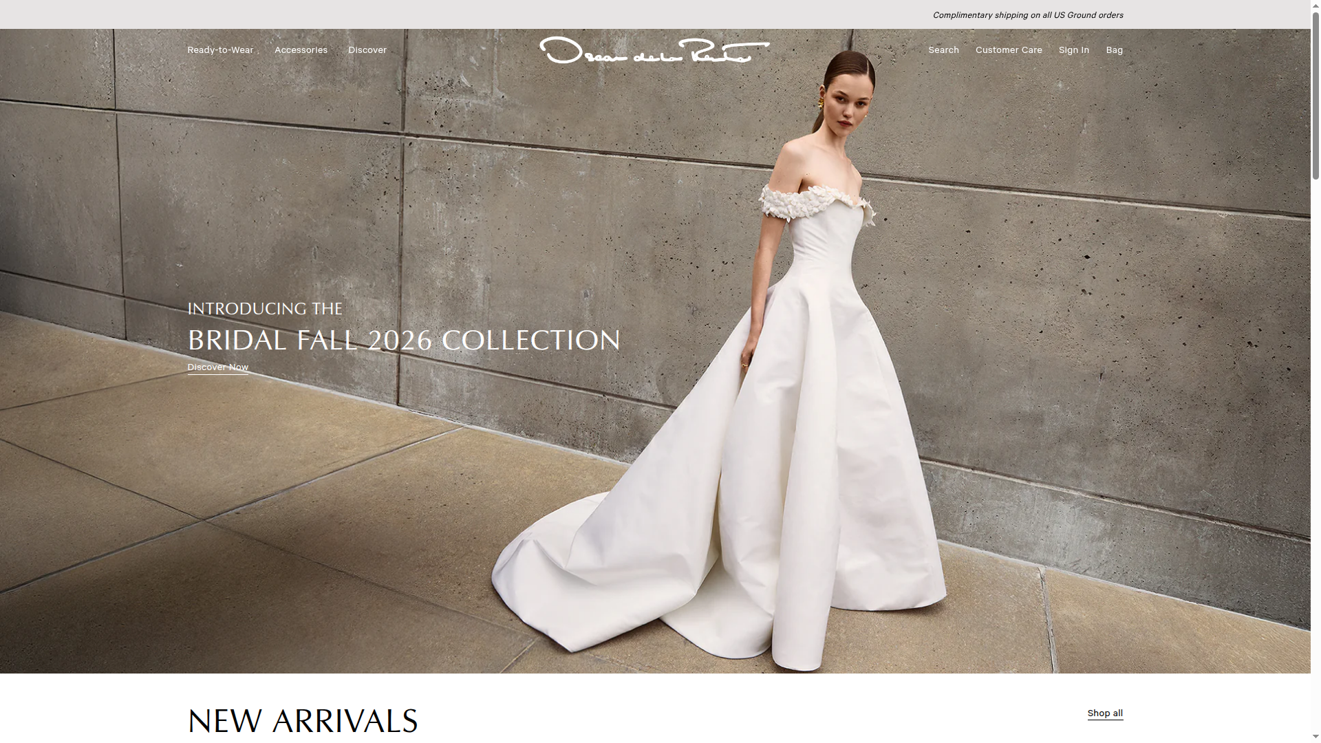 Oscar De La Renta website