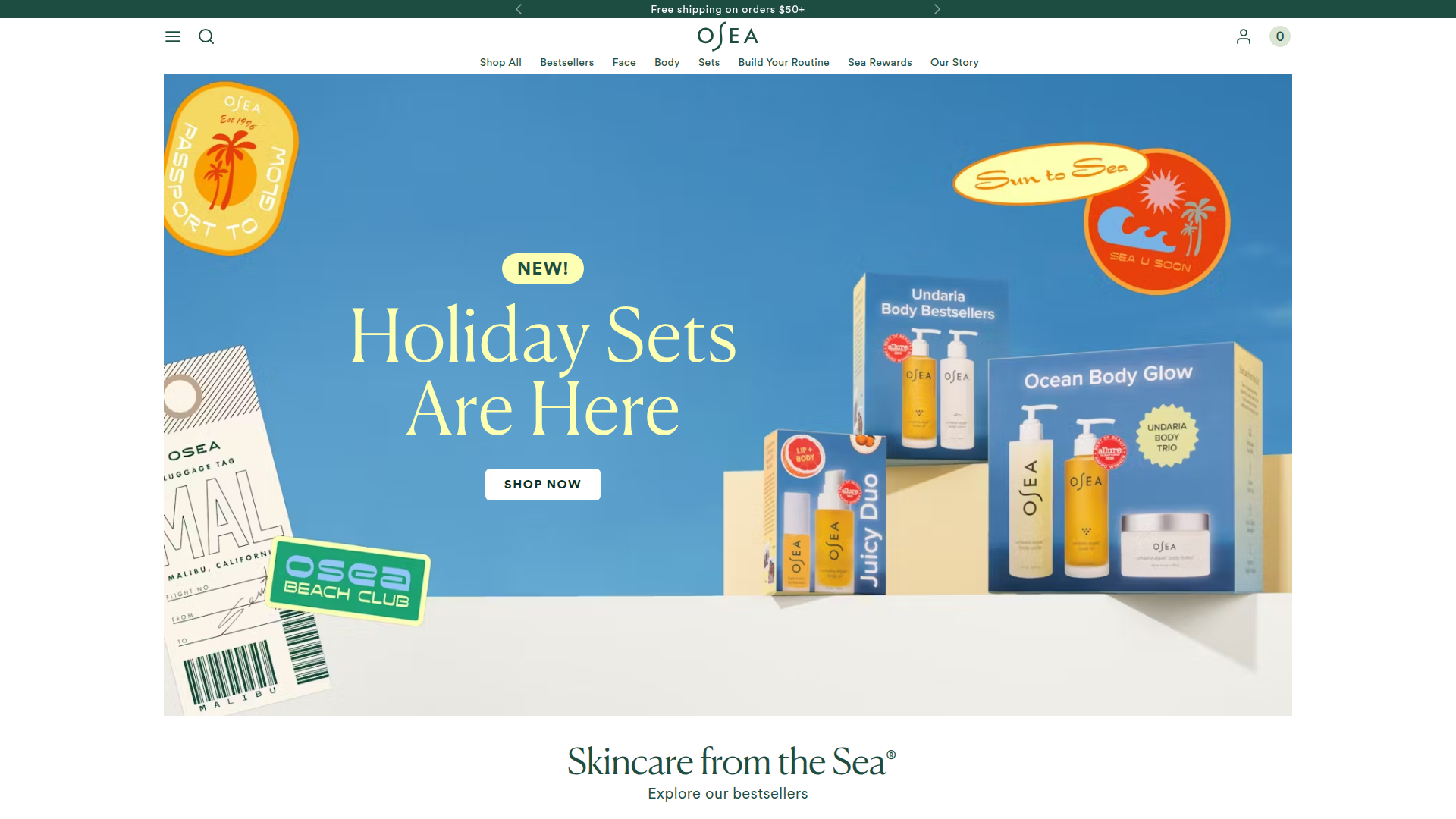 Osea Malibu website