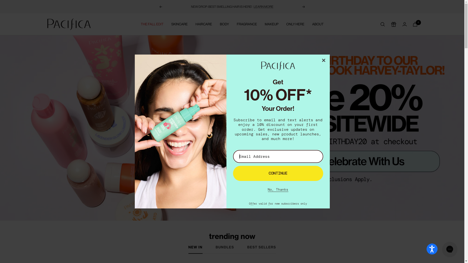 Pacifica Beauty website