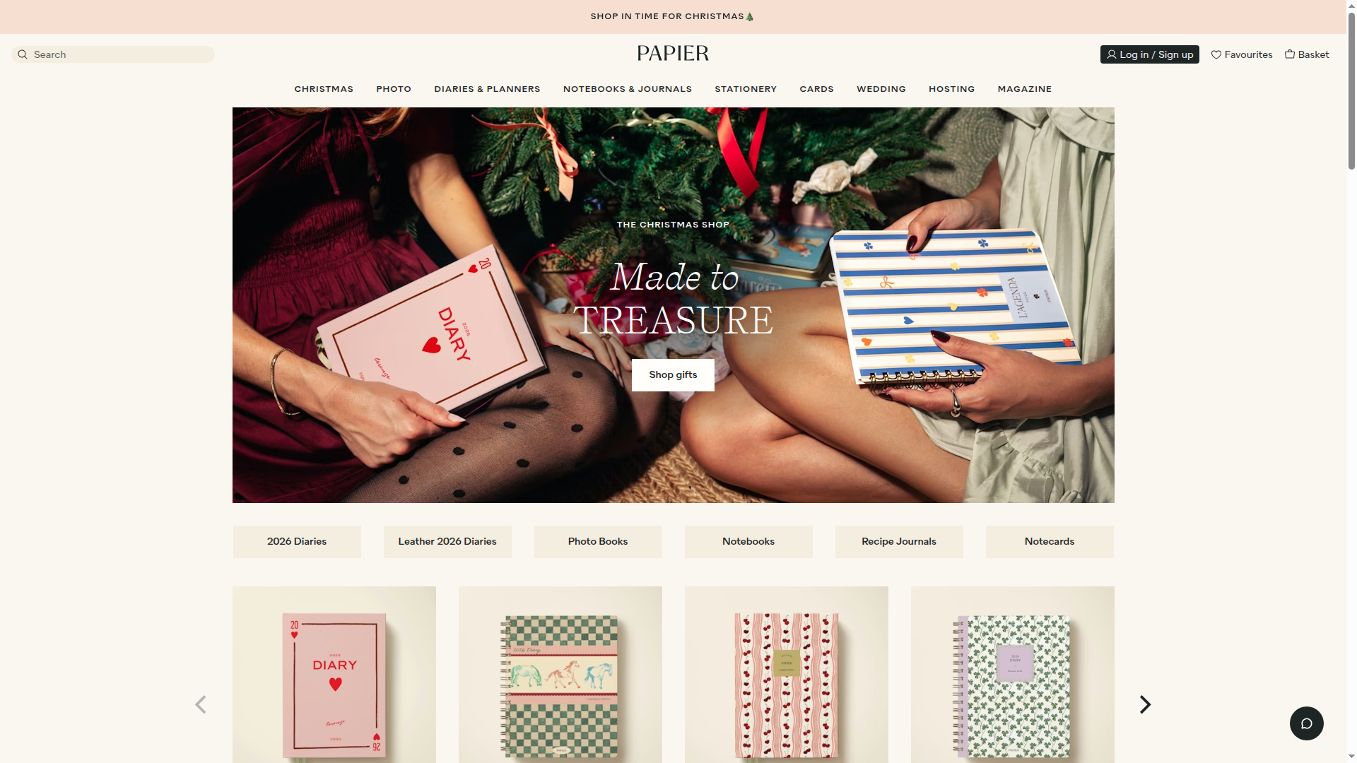 Papier website
