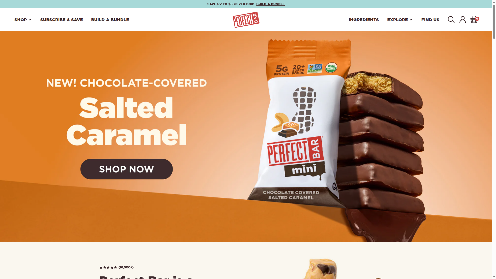 Perfect Snacks website