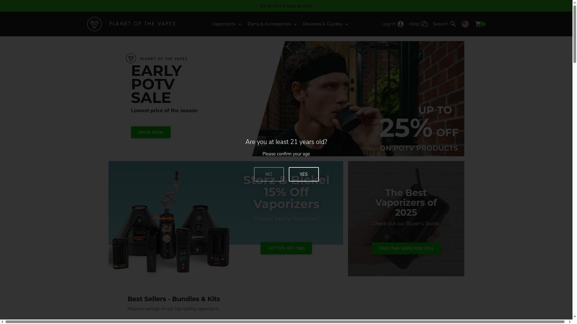 Planet of the Vapes website