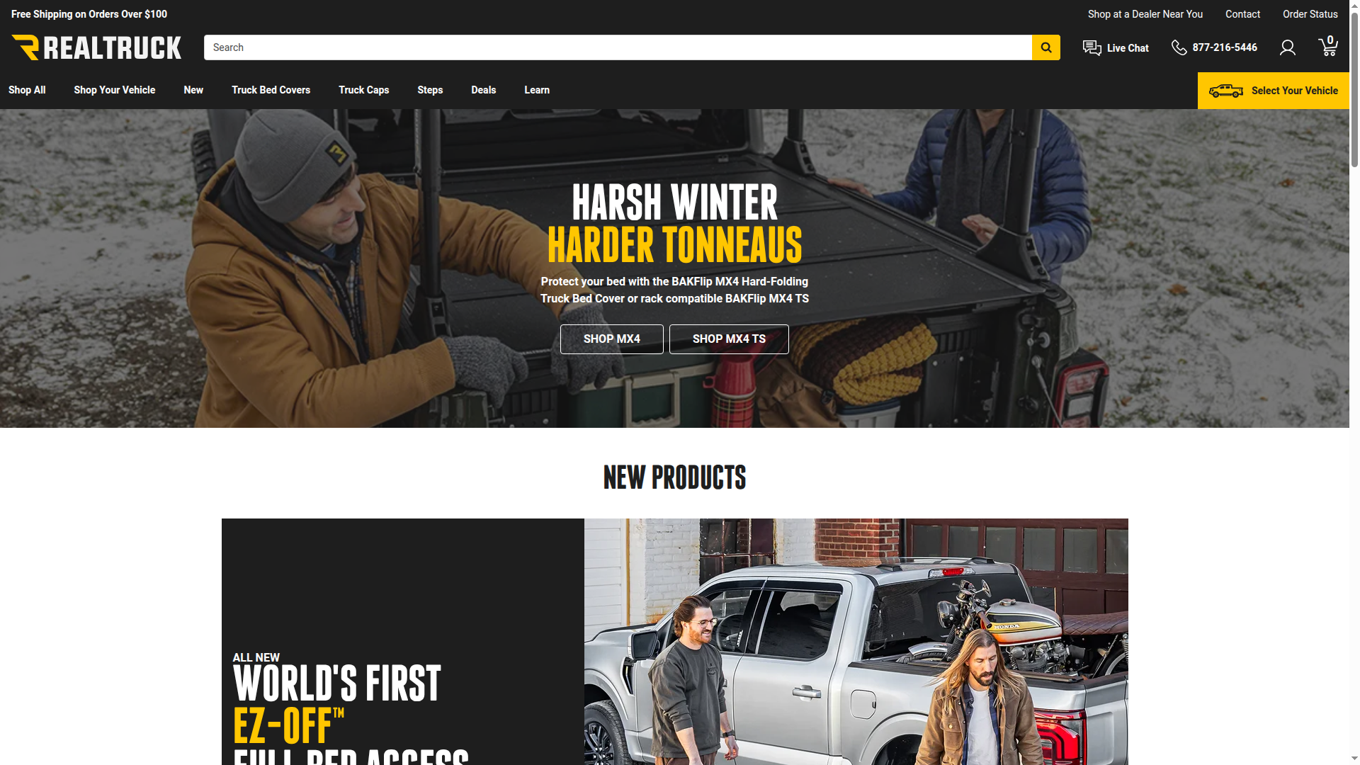 Real Truck website
