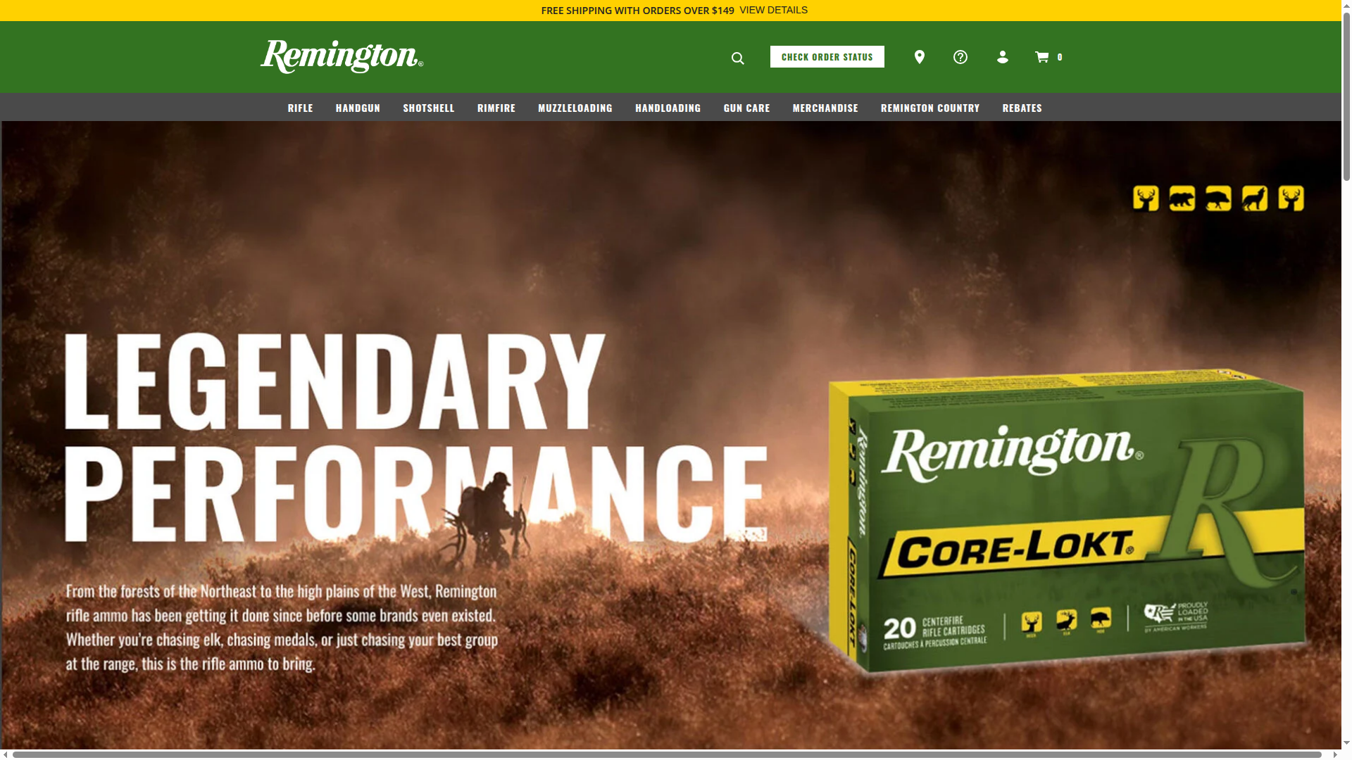 Remington website