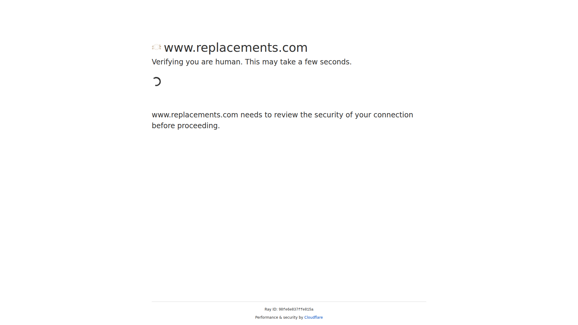 Replacements website