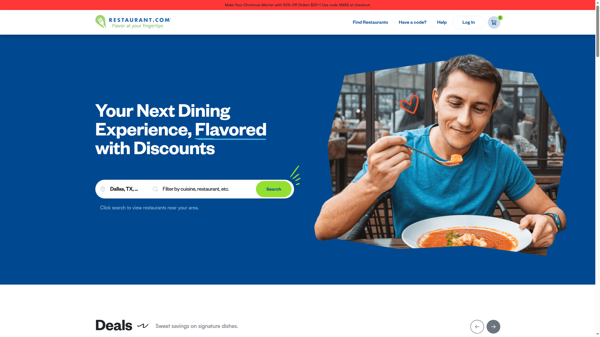 Restaurant.com website