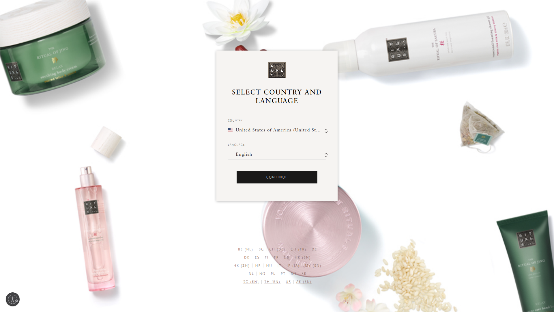 Rituals website