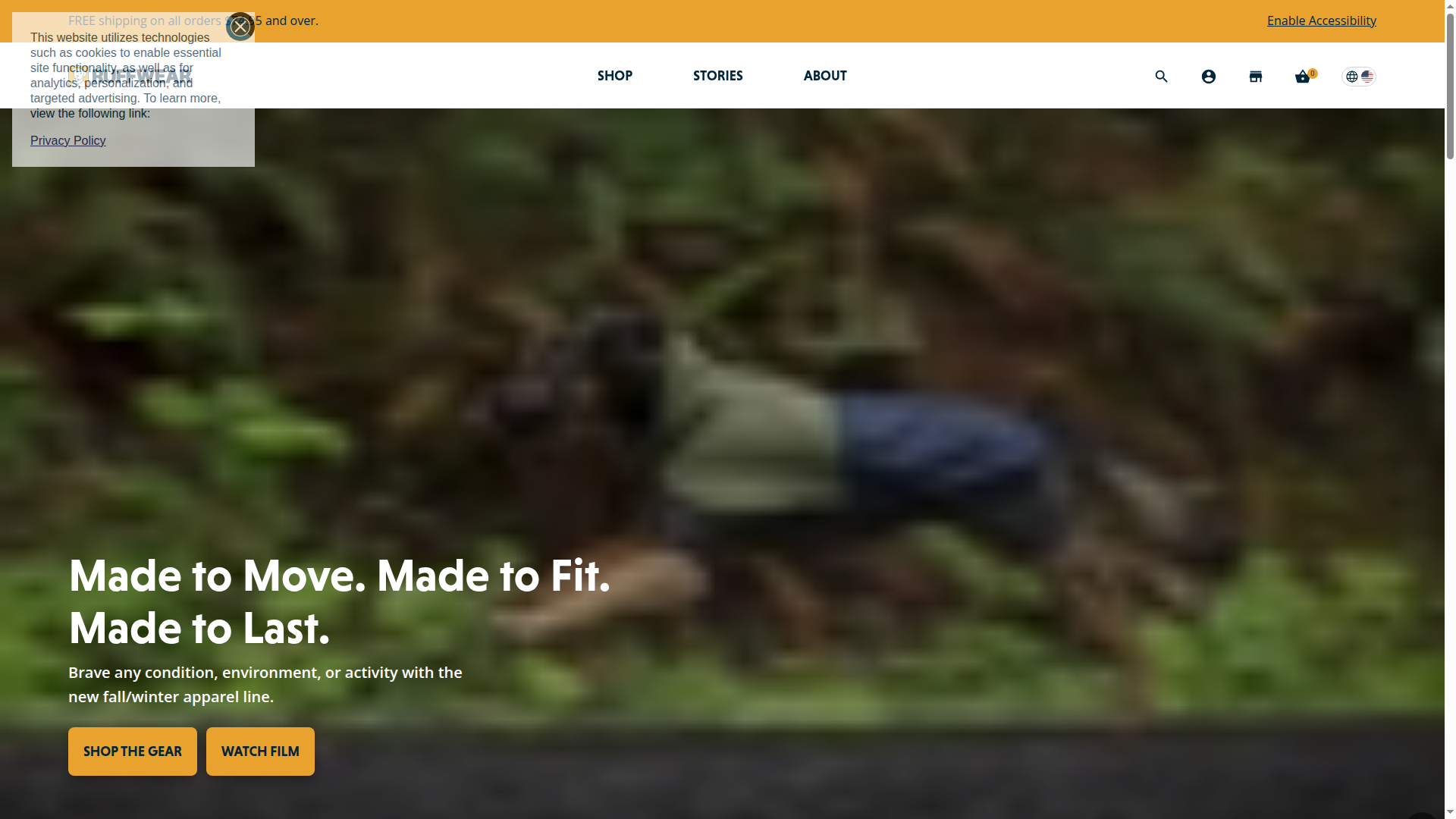 ruffwear.com website