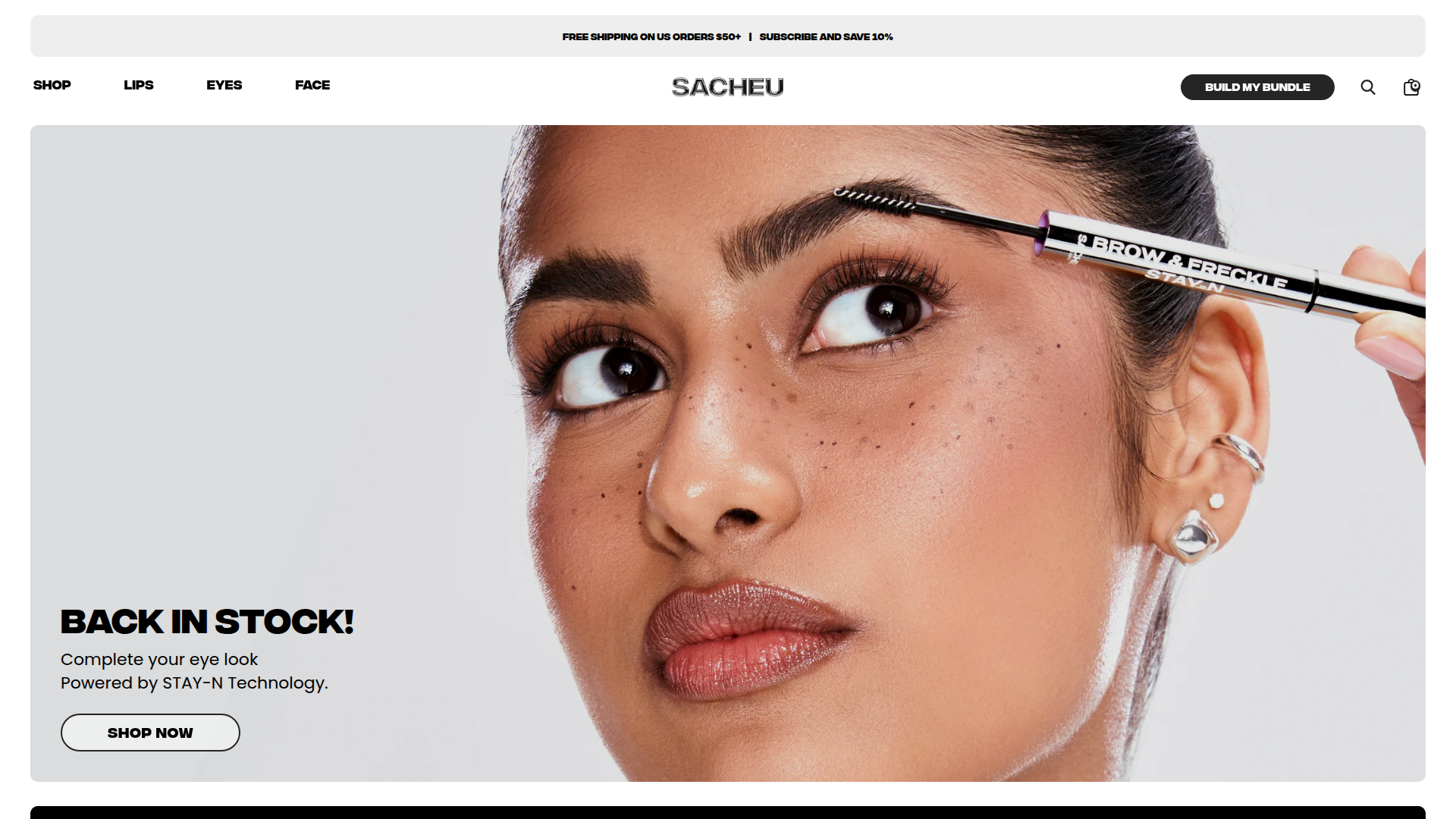 SACHEU Beauty website