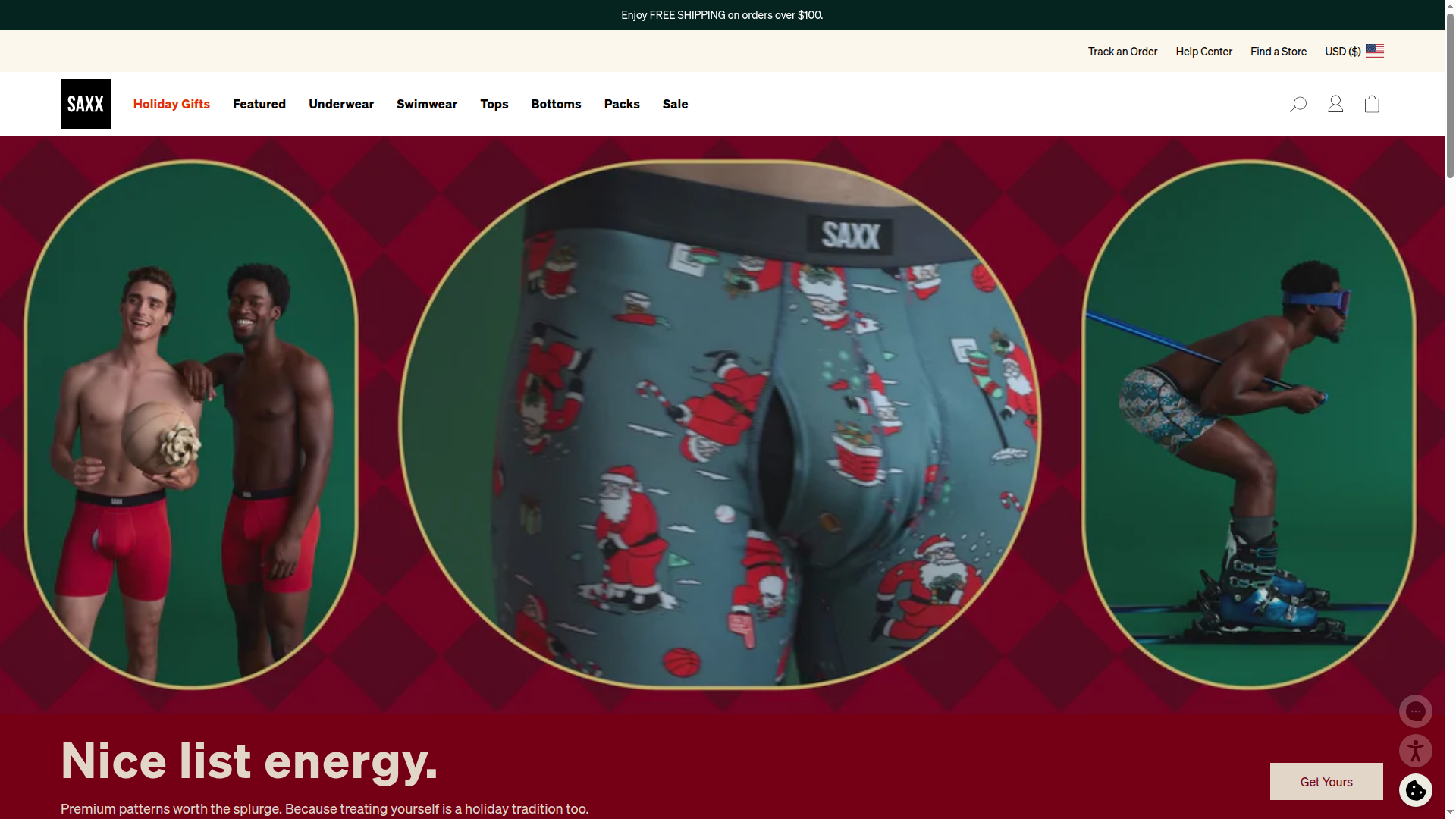 saxx underwear website