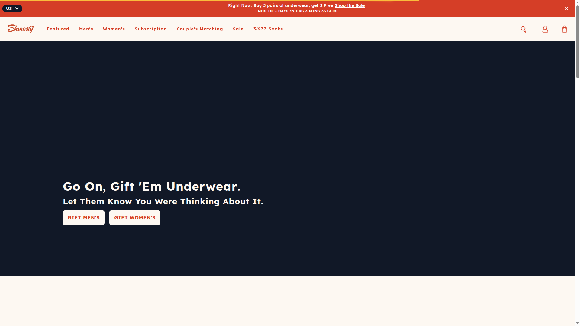 shinesty.com website