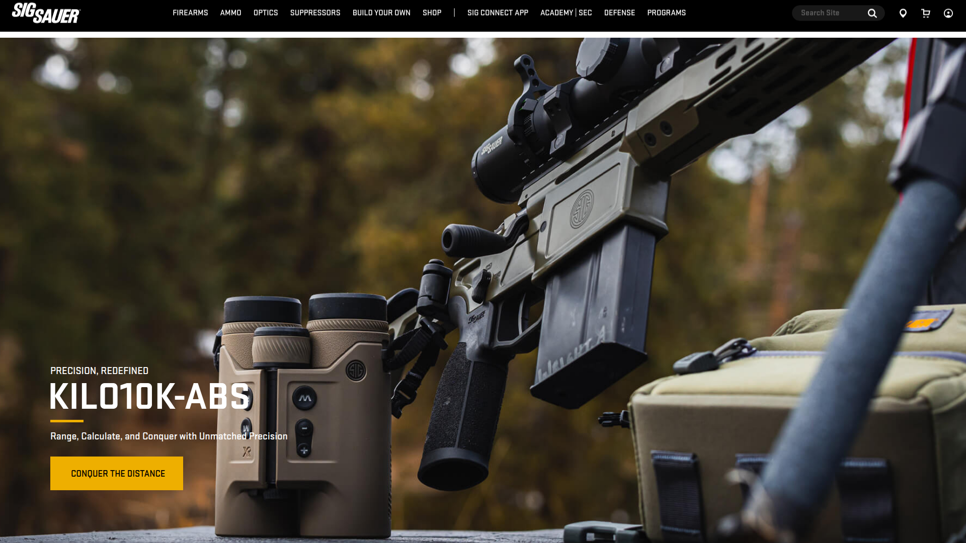 SIGSAUER.COM website