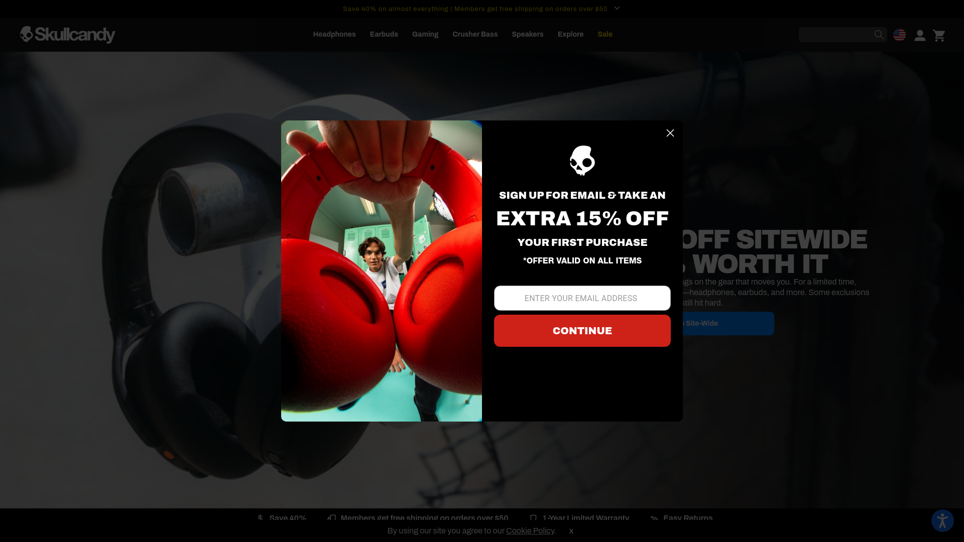 Skullcandy website
