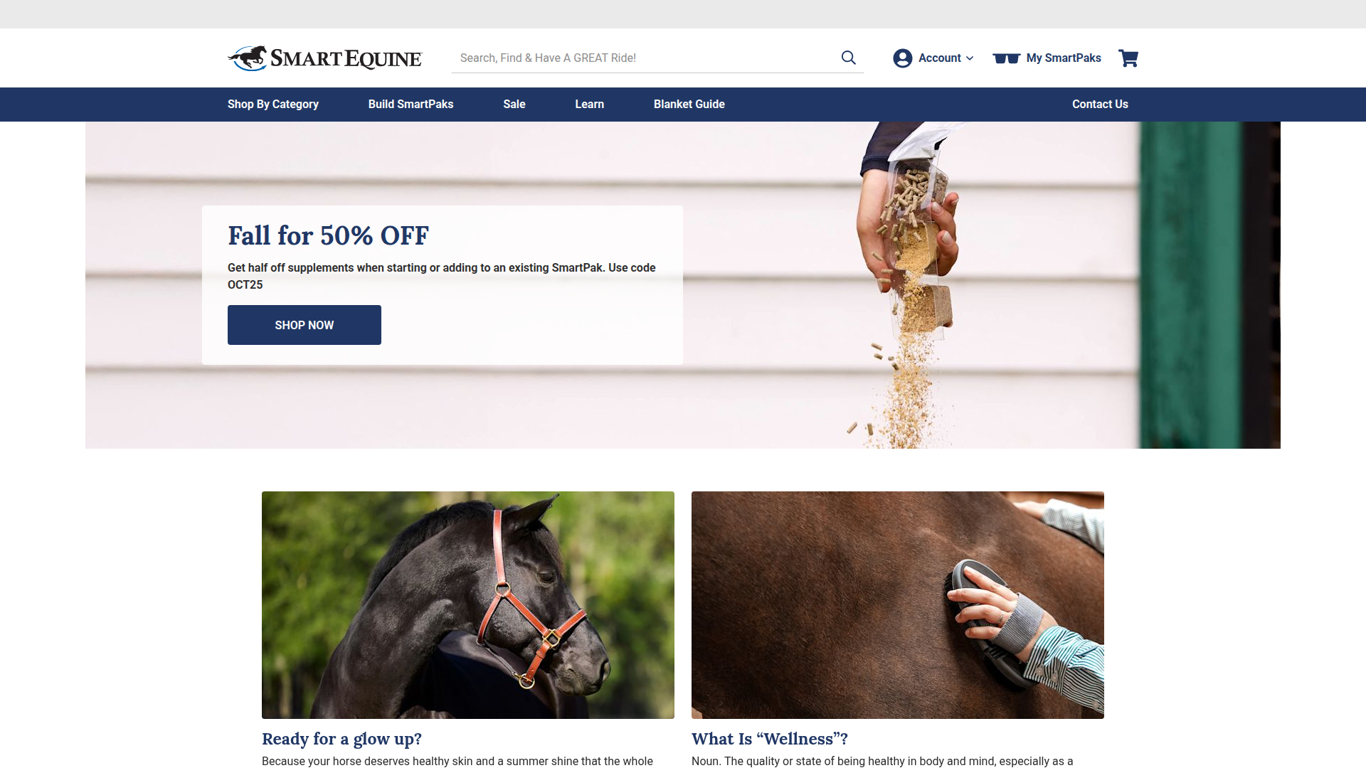 SmartPak Equine website