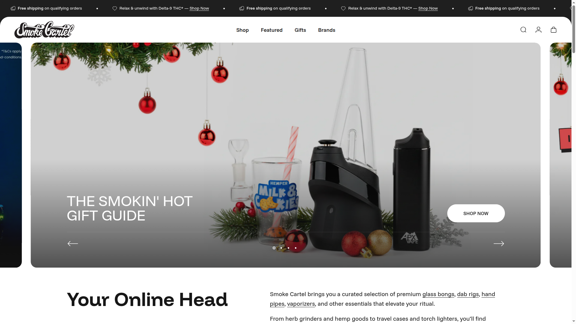 Smoke Cartel website