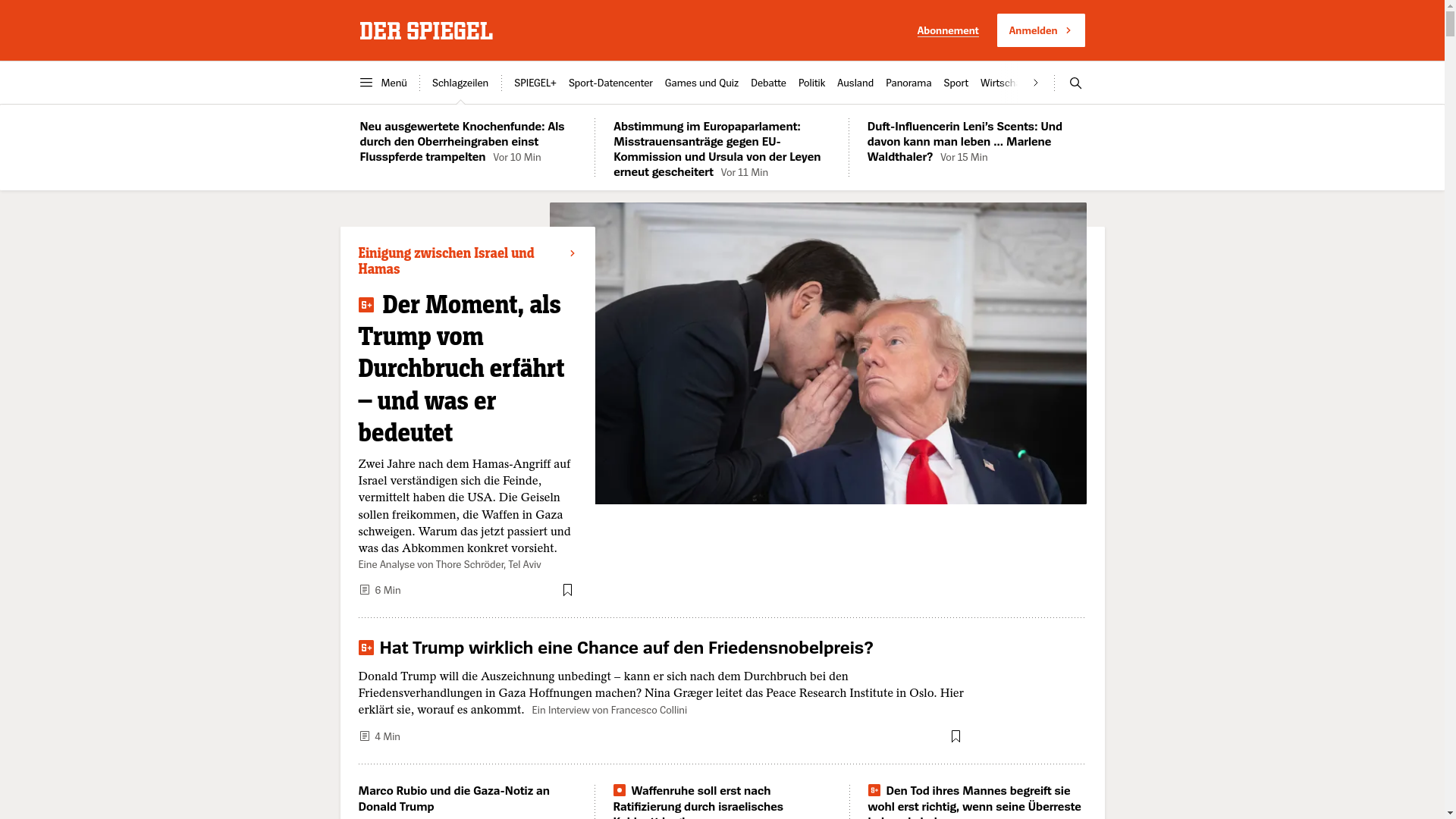 SPIEGEL-Verlag website