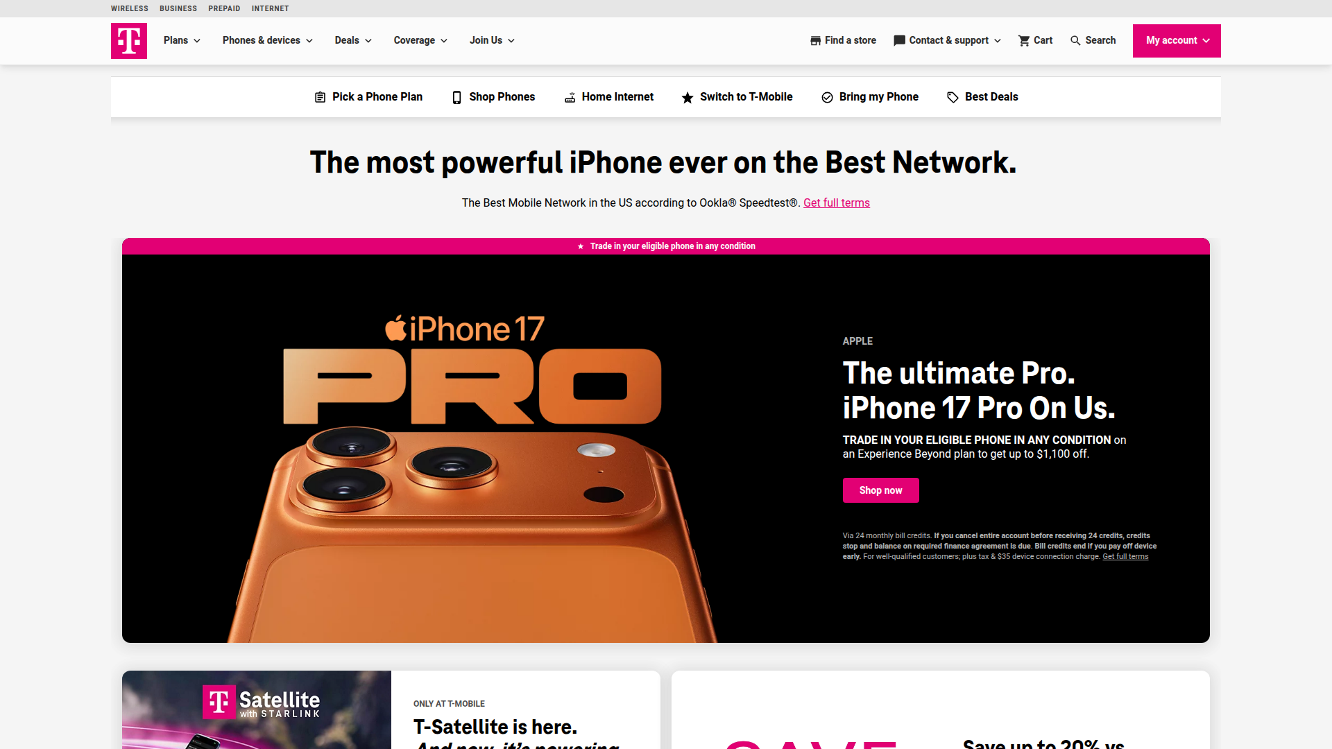 T-Mobile Fiber website