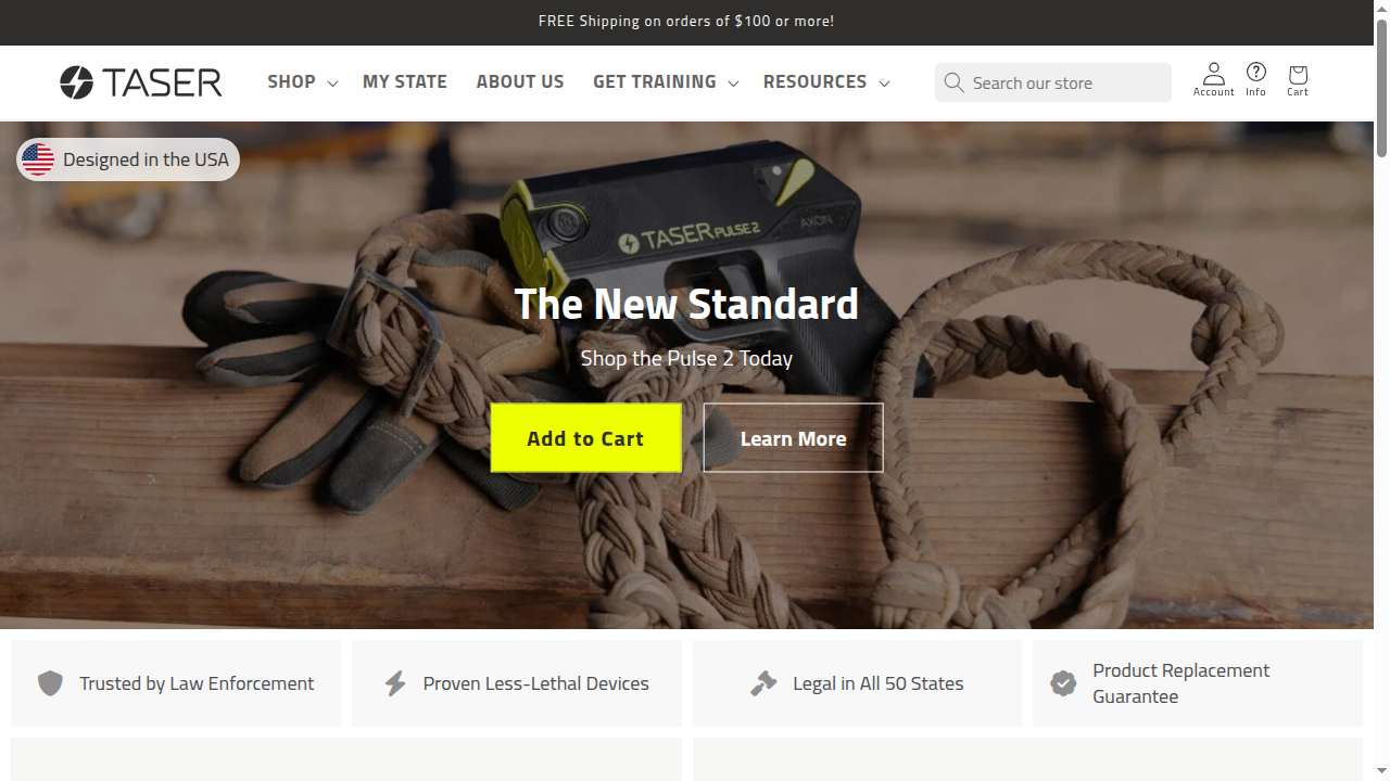 TASER International website