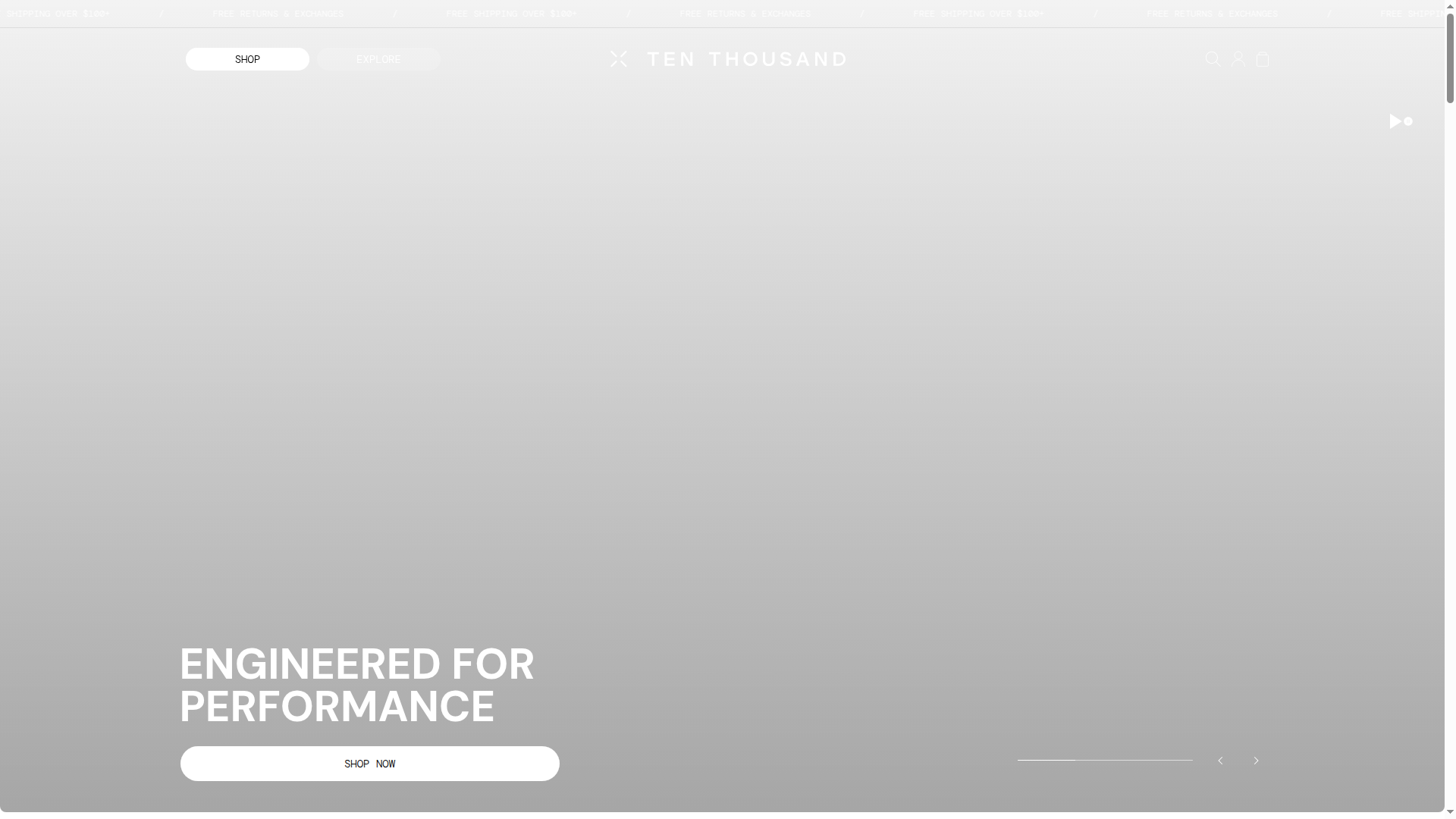 Ten Thousand website