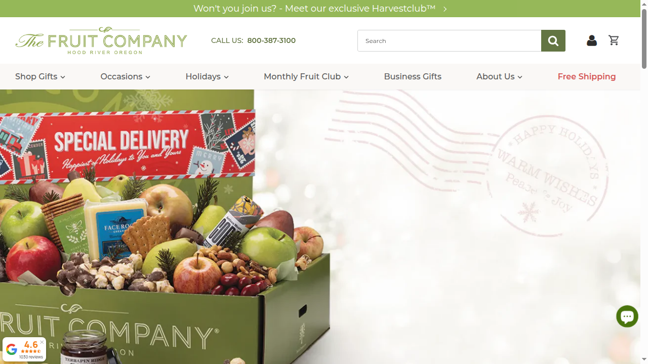 The Fruit Company website